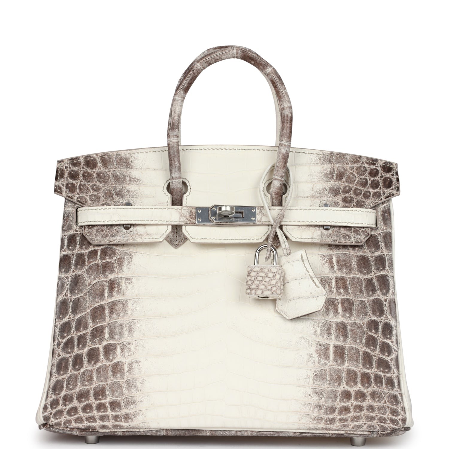 HERMES BIRKIN 35 CROCODILE POROSUSE HIMALAYA NILOTICUS FONCÉ