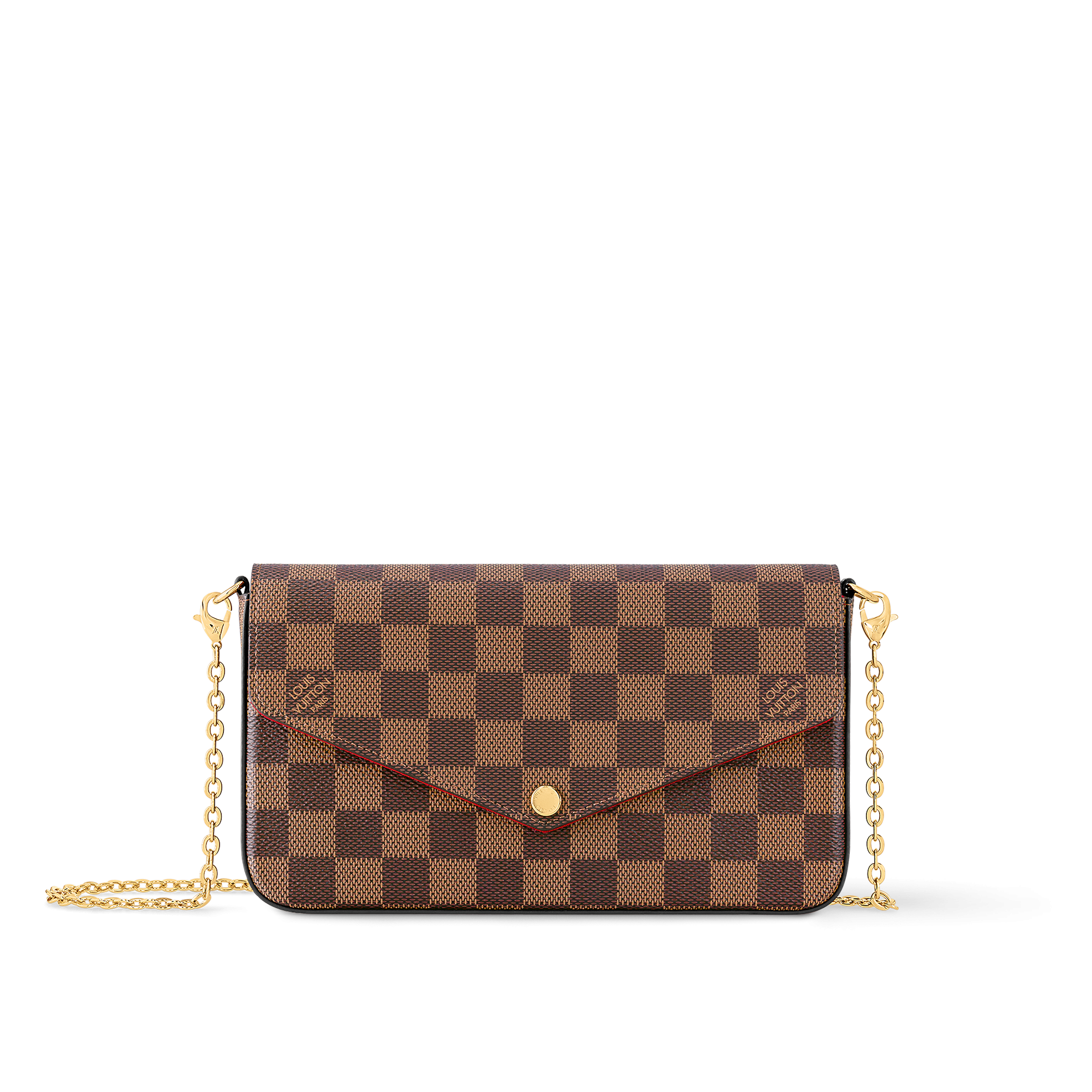 LOUIS VUITTON FÉLICIE TOILE DAMIER ÉBÉNE