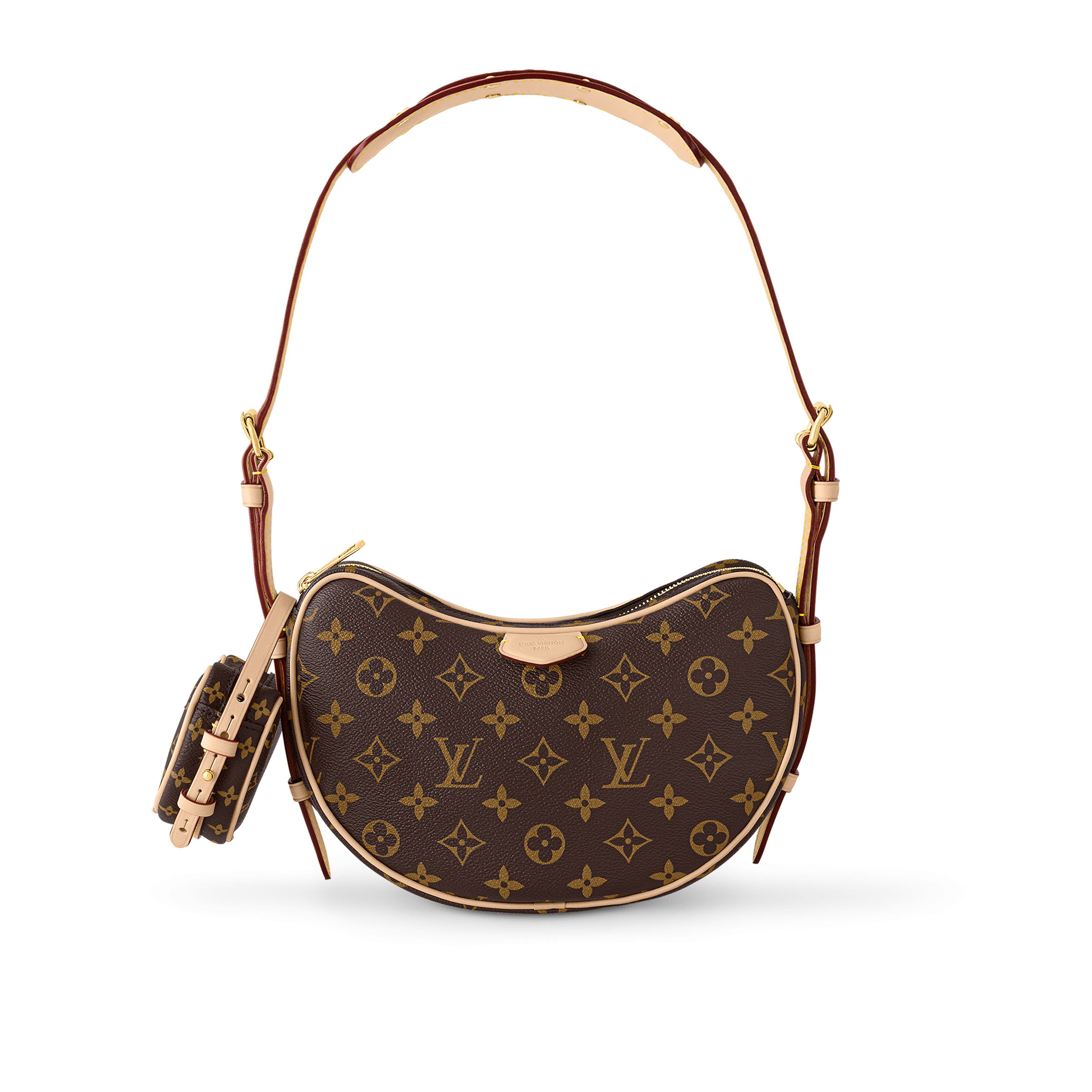 LOUIS VUITTON CROISSANT MM TOILE MONOGRAM