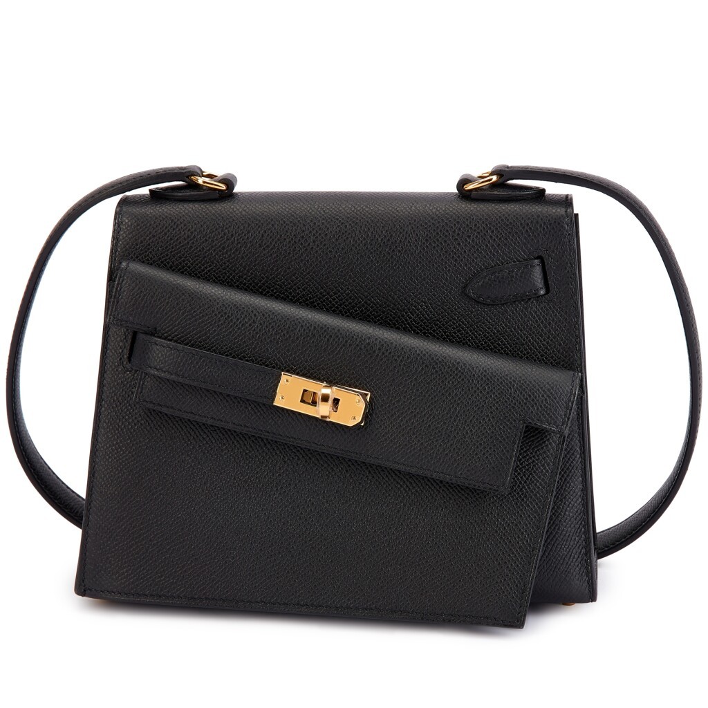 HERMES KELLY EN DÉSORDRE NOIR