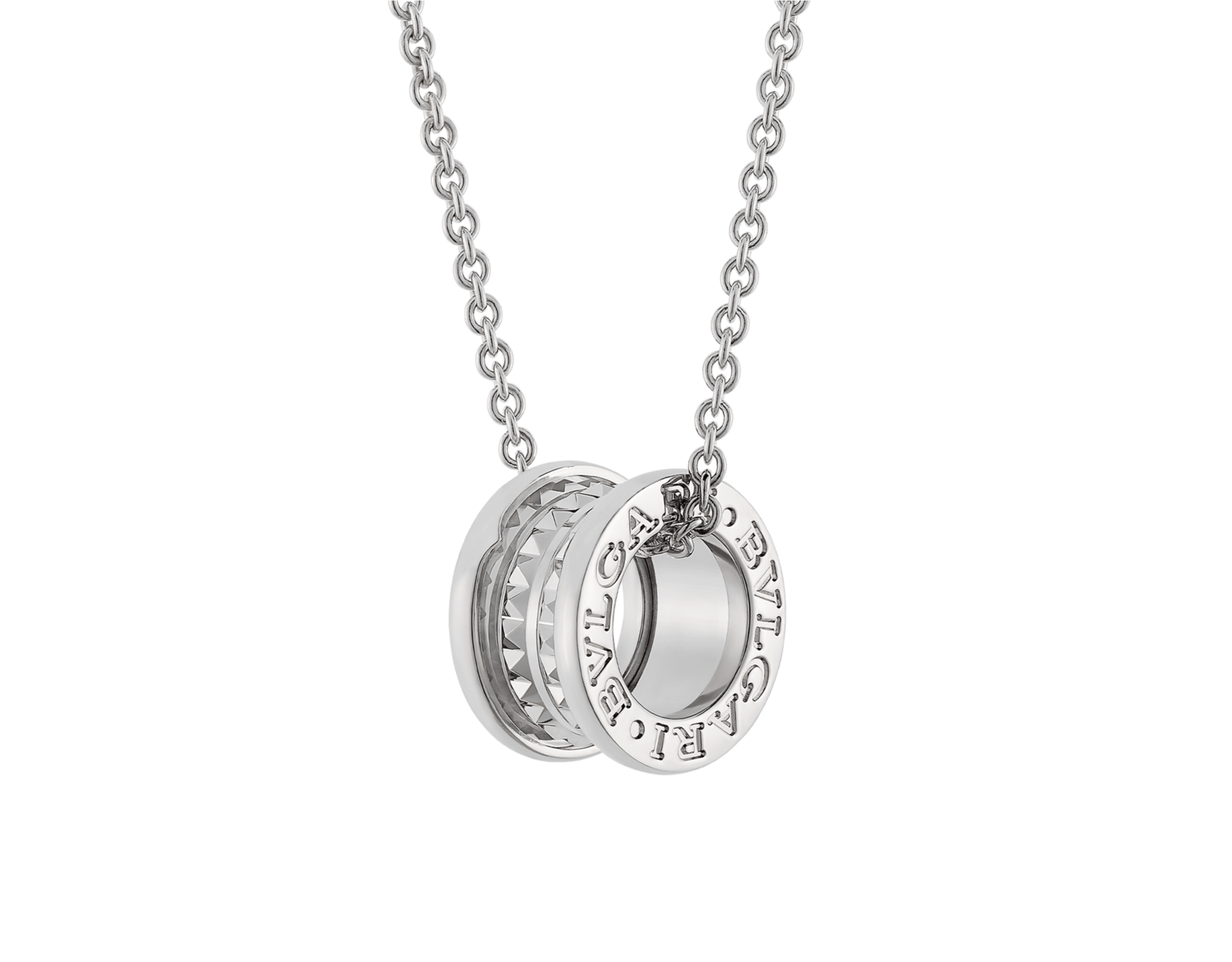 COLLIER BVLGARI MASSIVE SAVE THE CHILDREN WHITE GOLD