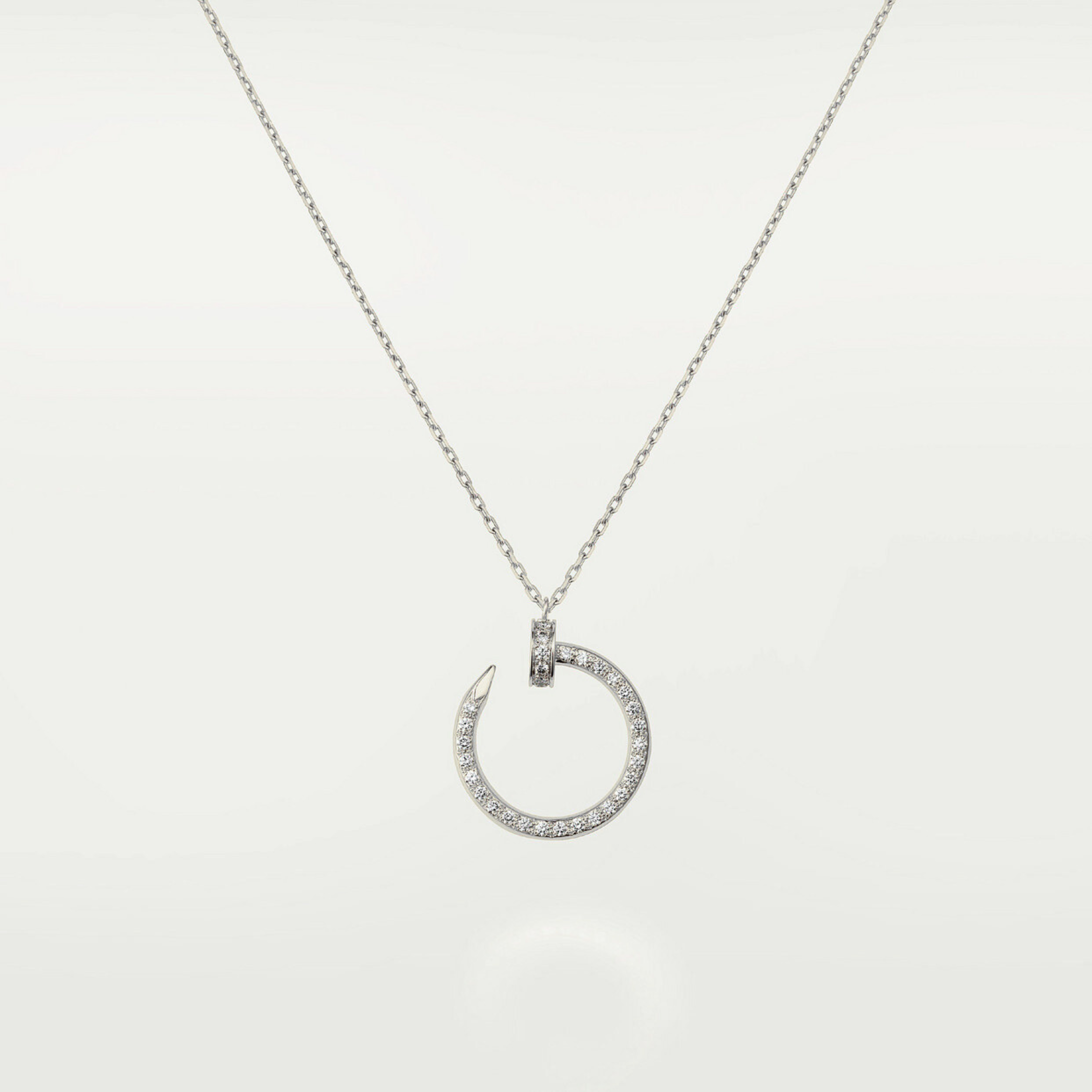 COLLIER CARTIER JUSTE UN CLOU FULL STRASS WHITE GOLD