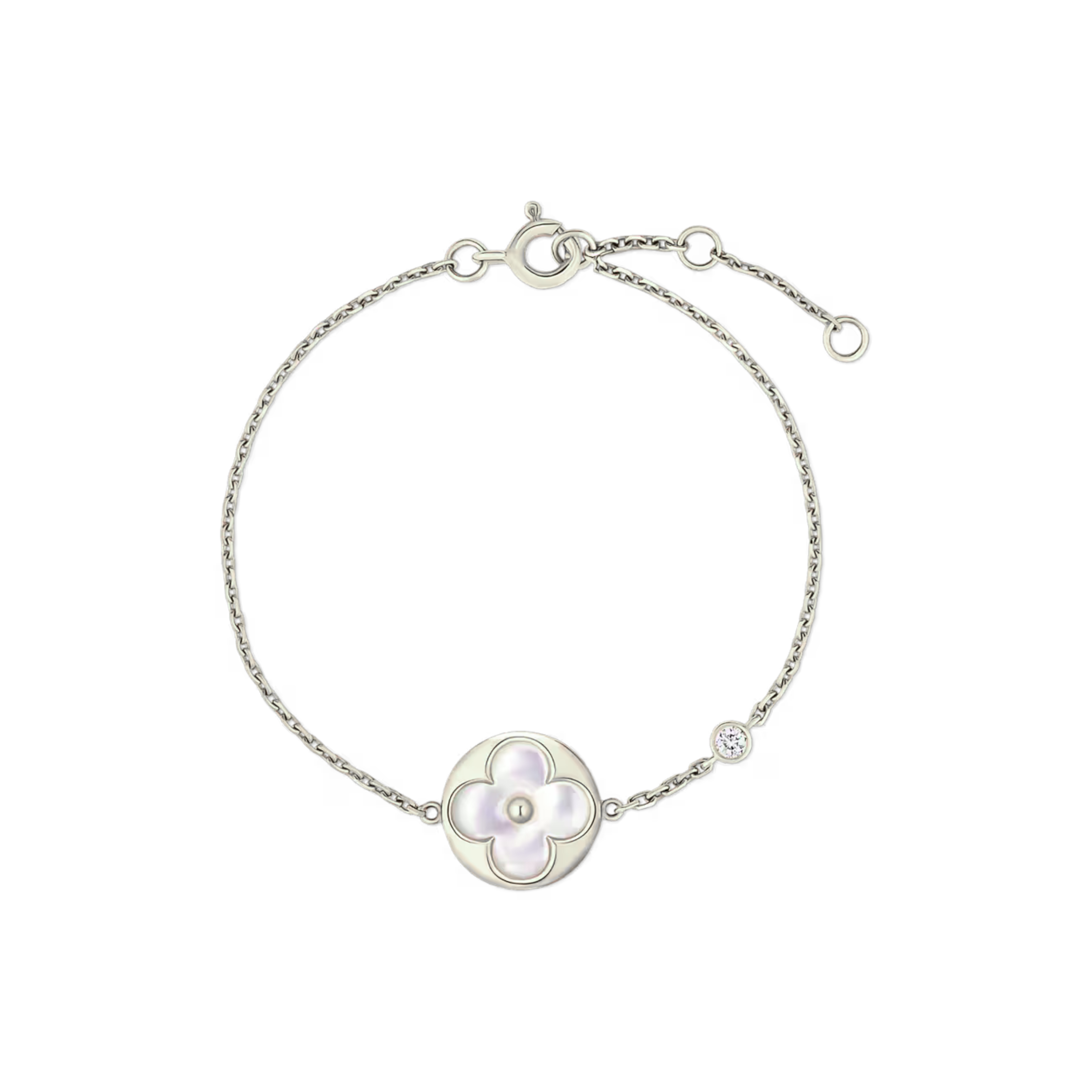 GOURMETTE LV BLOSSOM BB WHITE GOLD