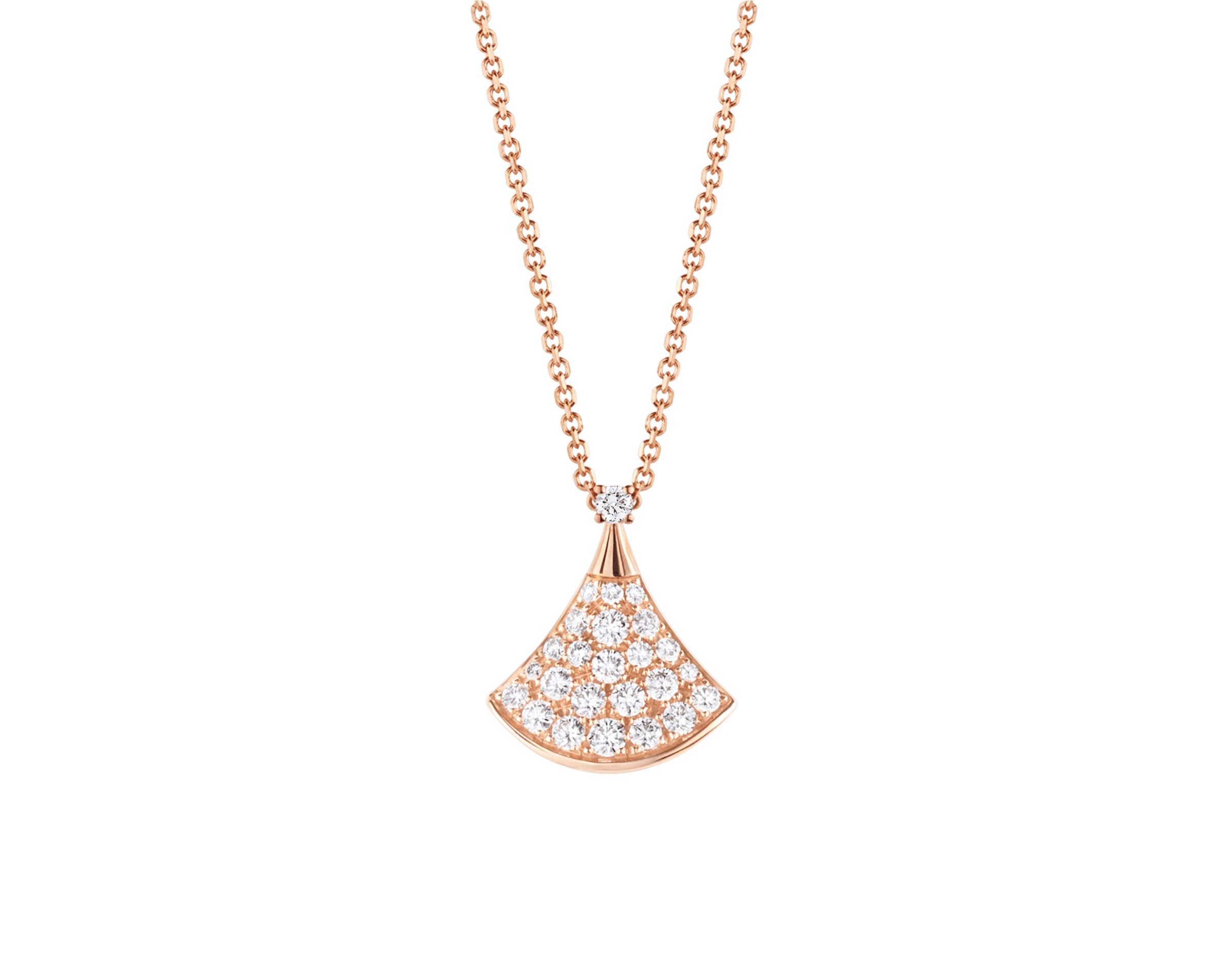 COLLIER BVLGARI DIVAS DREAM PERLEE ROSE GOLD