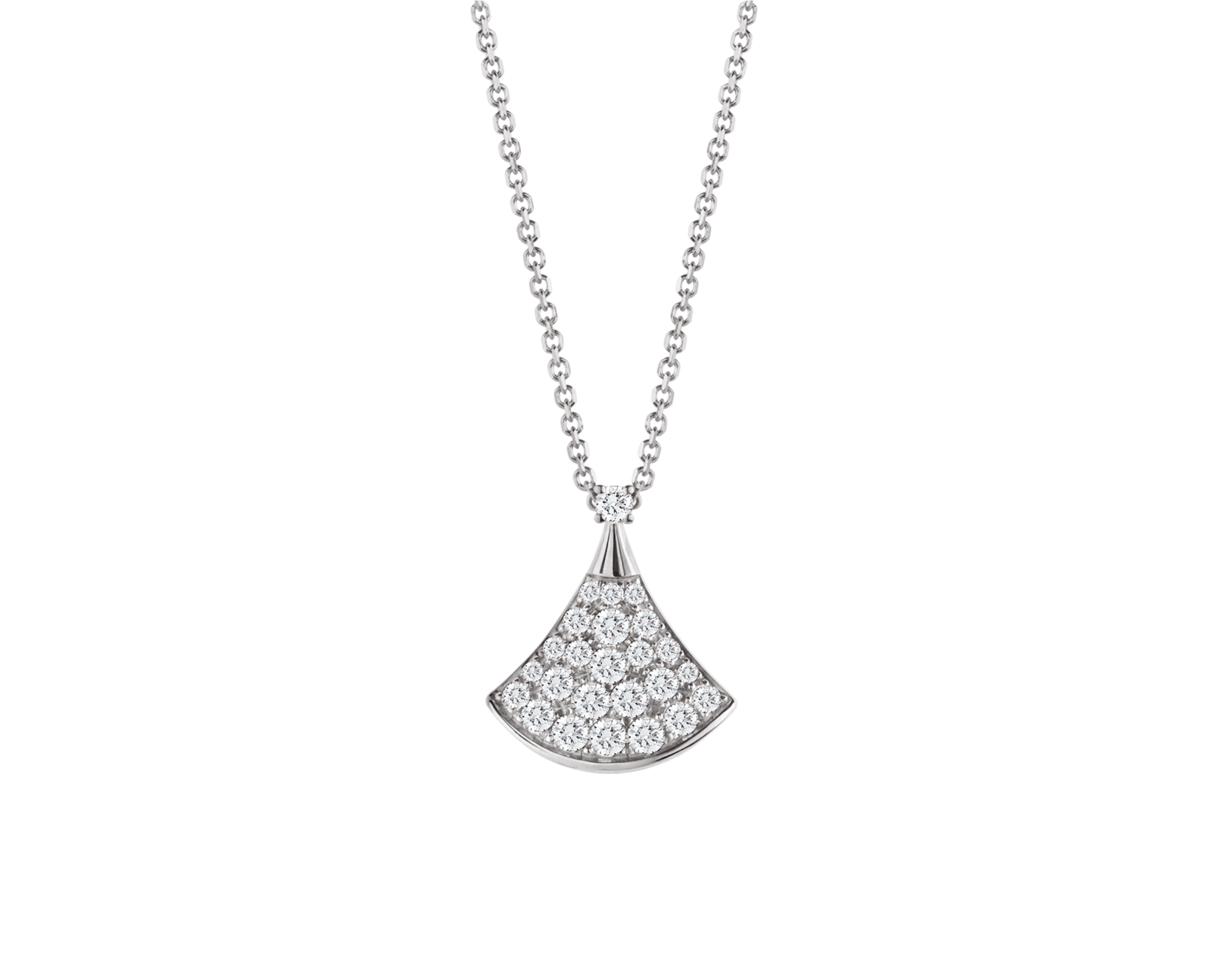 COLLIER BVLGARI DIVAS DREAM PERLEE WHITE GOLD