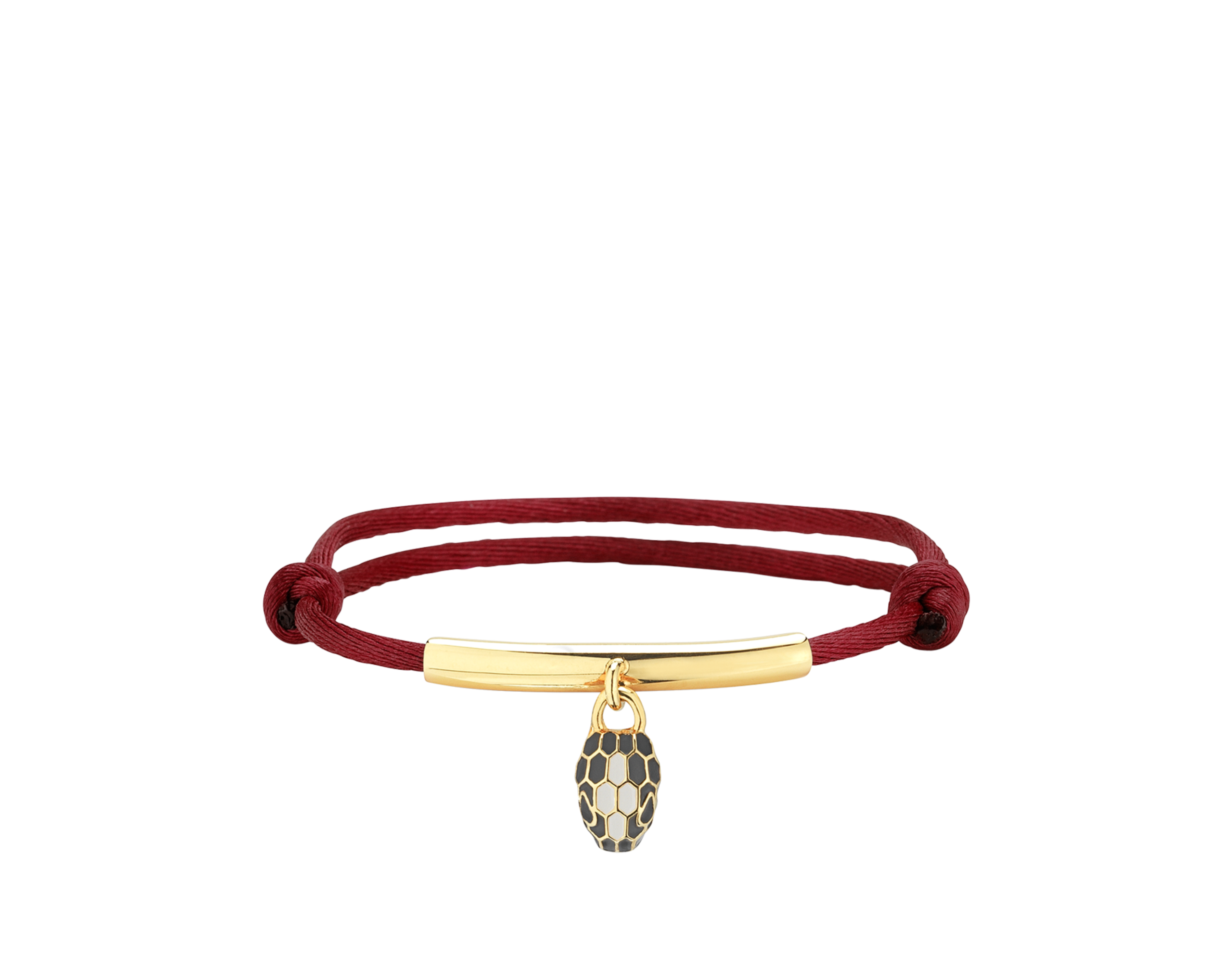 BRACELETS BVLGARI SERPENTI FOREVER CORDE ROUGE GOLD