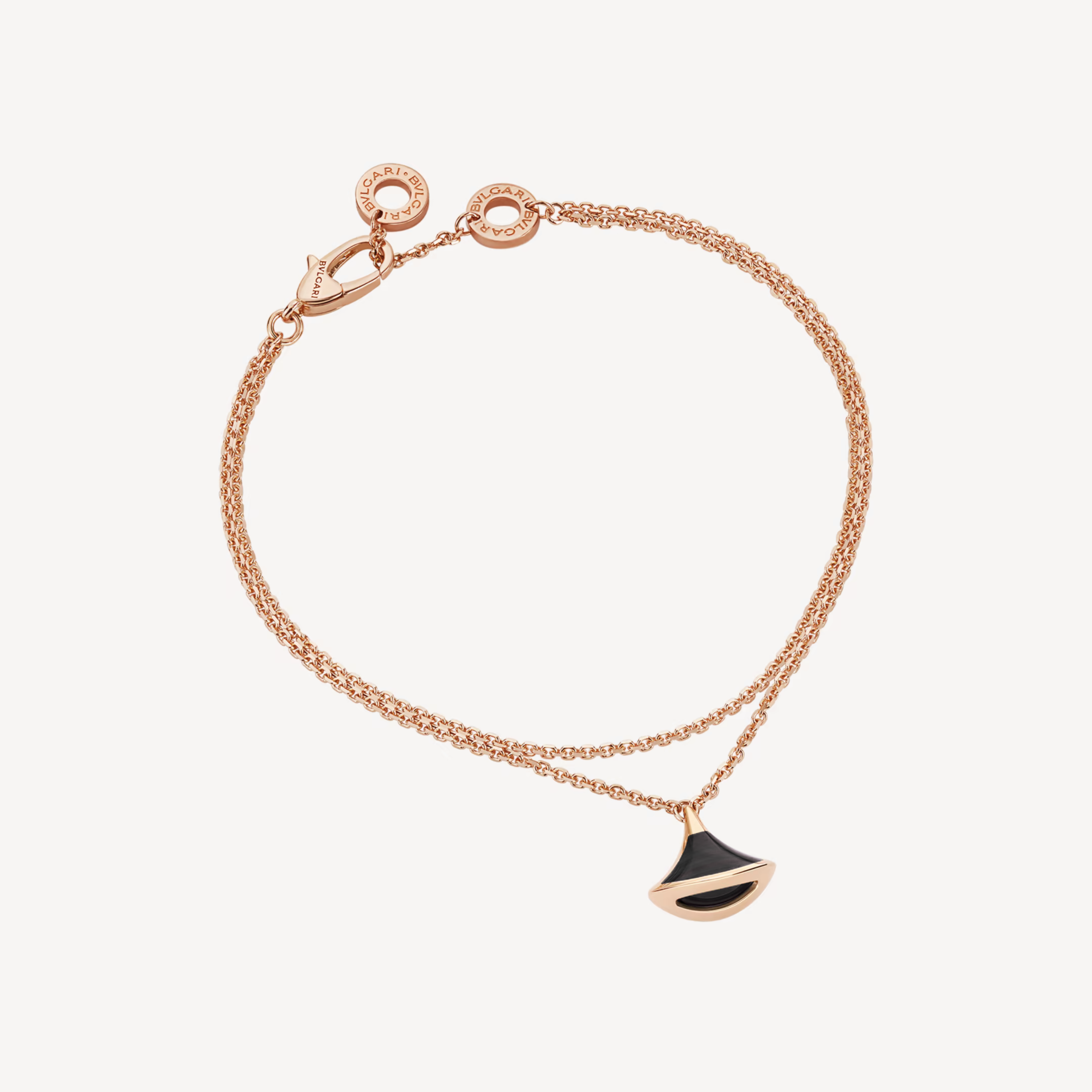 GOURMETTE BVLGARI DIVAS' DREAM NOIR ONYX ROSE GOLD