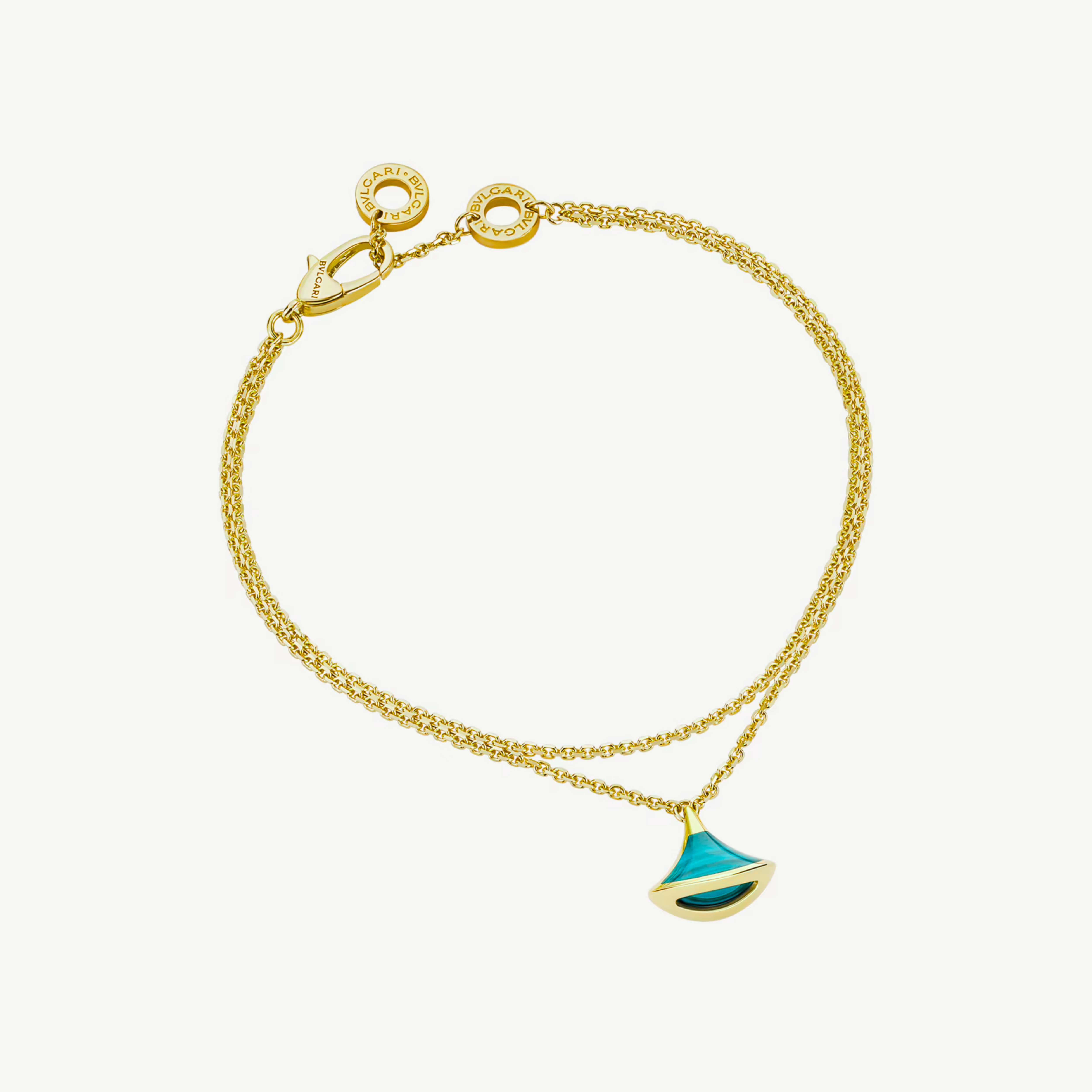 GOURMETTE BVLGARI DIVAS' DREAM BLEU TIFFANY GOLD