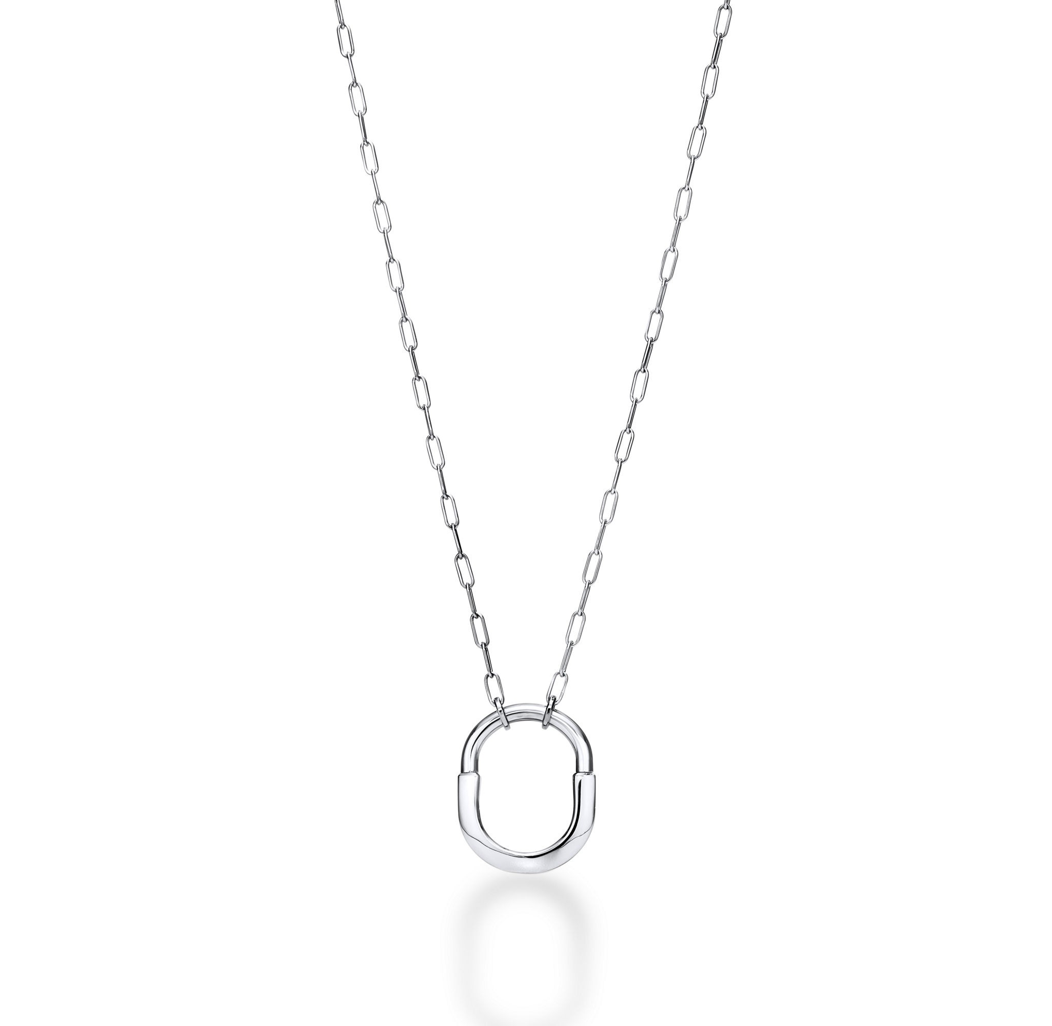COLLIER TIFFANY & CO LOCK WHITE GOLD