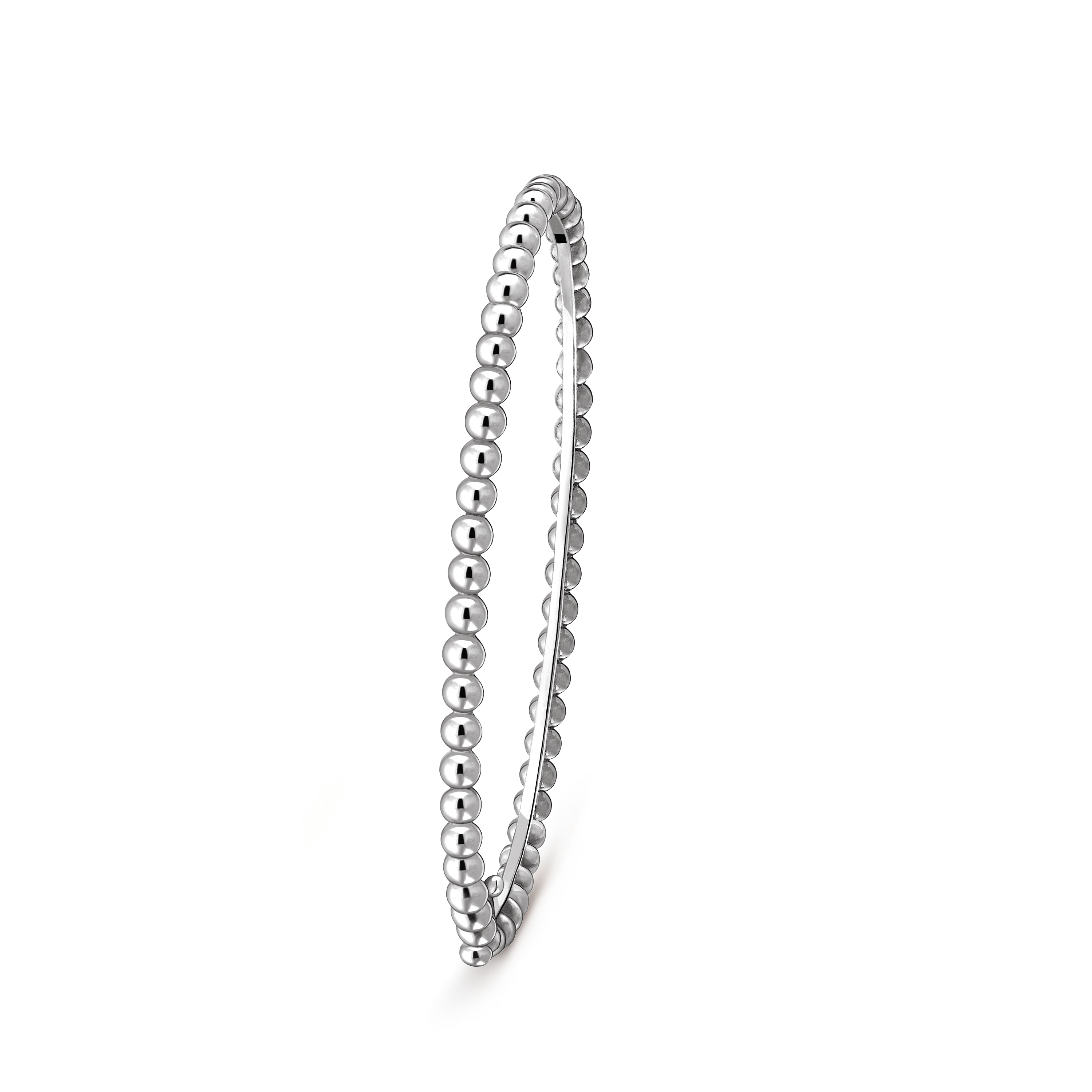 BRACELET VAN CLEEF PERLEE PERLE D'OR MOYEN MODELE  WHITE GOLD