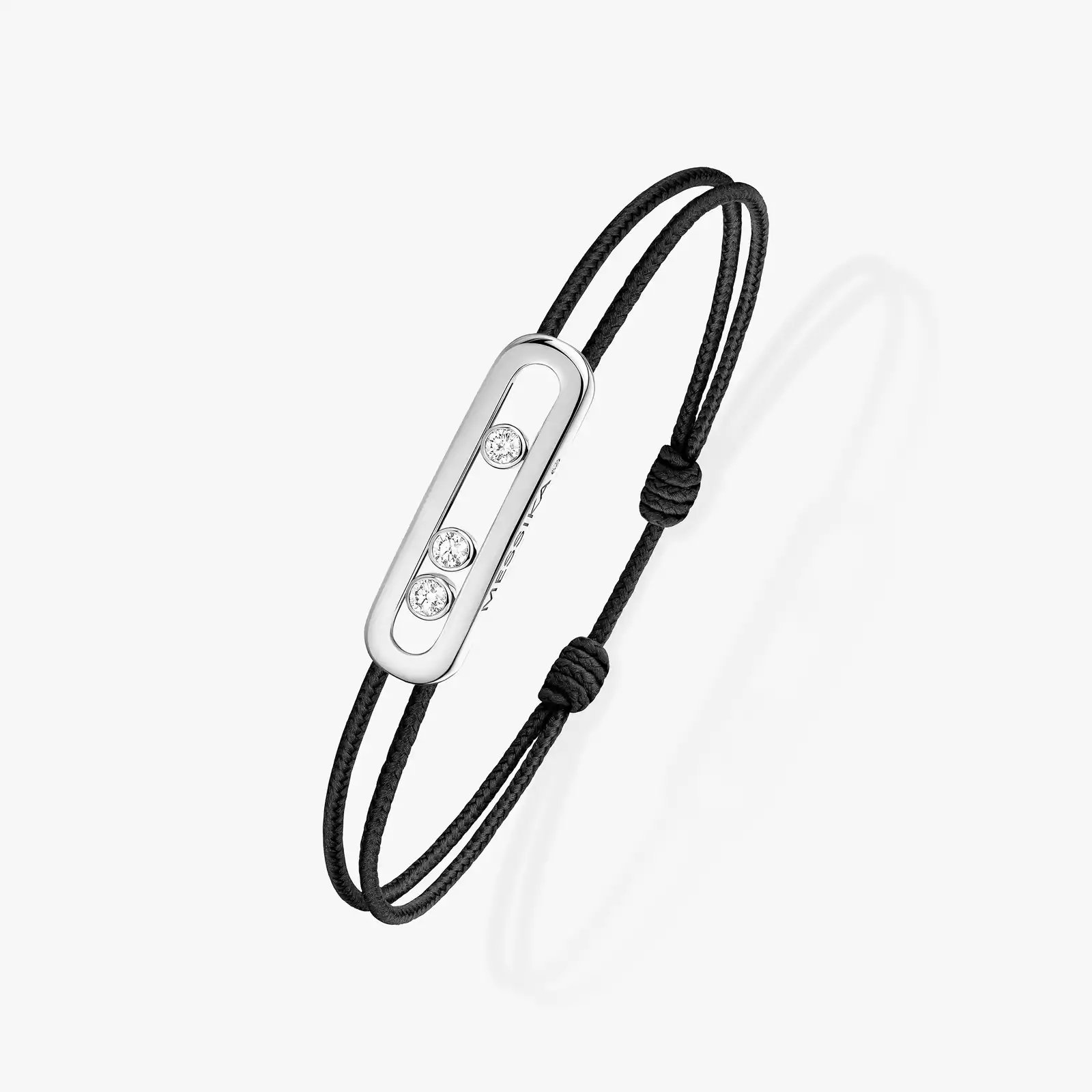 BRACELET MESSIKA CORDE NOIR WHITE GOLD