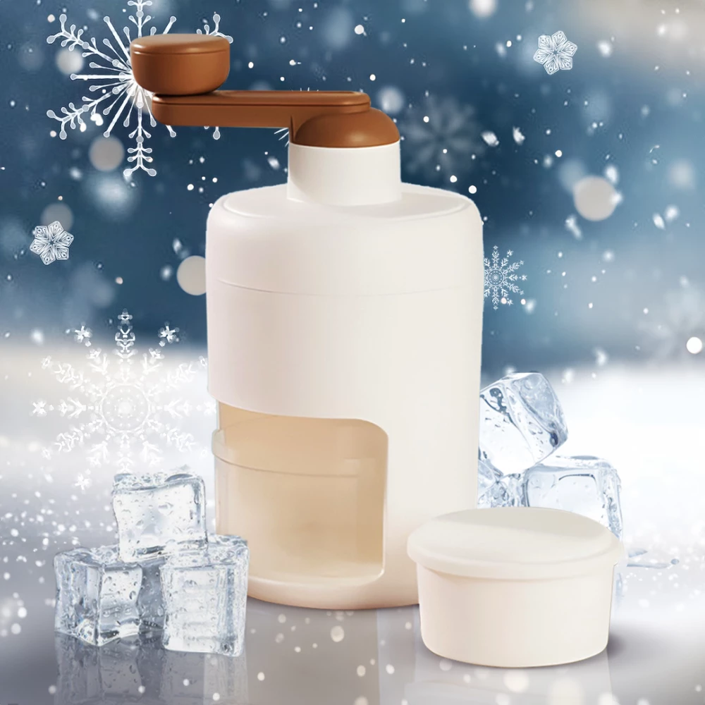 Ice Shaver, Manual Ice Crusher كسارة ثلج محمولة لصنع المثلجات والآيس كريم