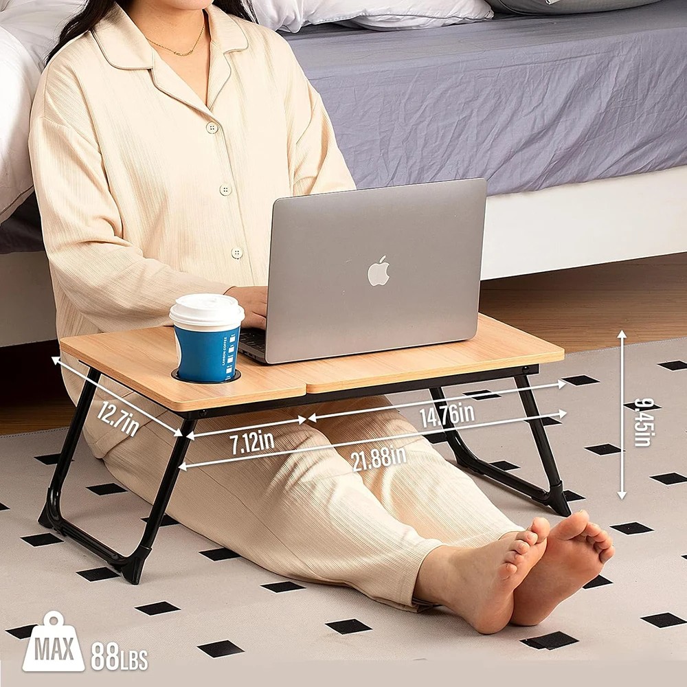 طاولة السرير المحمولة Table Pliante Portable 💻🍽️