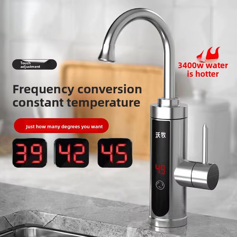 🚿 صنبور تسخين الماء الفوري بدون خزان – الماء الساخن فورًا بدون انتظار!