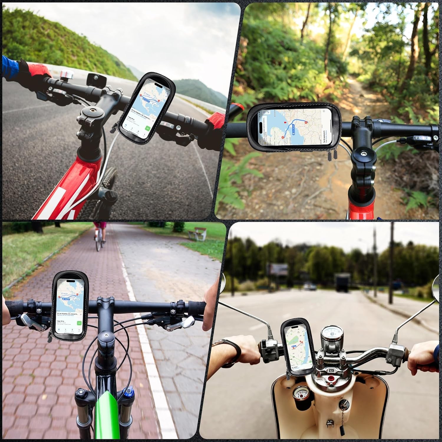 🏍️ حامل هاتف عملي للدراجة النارية – أمان وراحة في كل رحلة