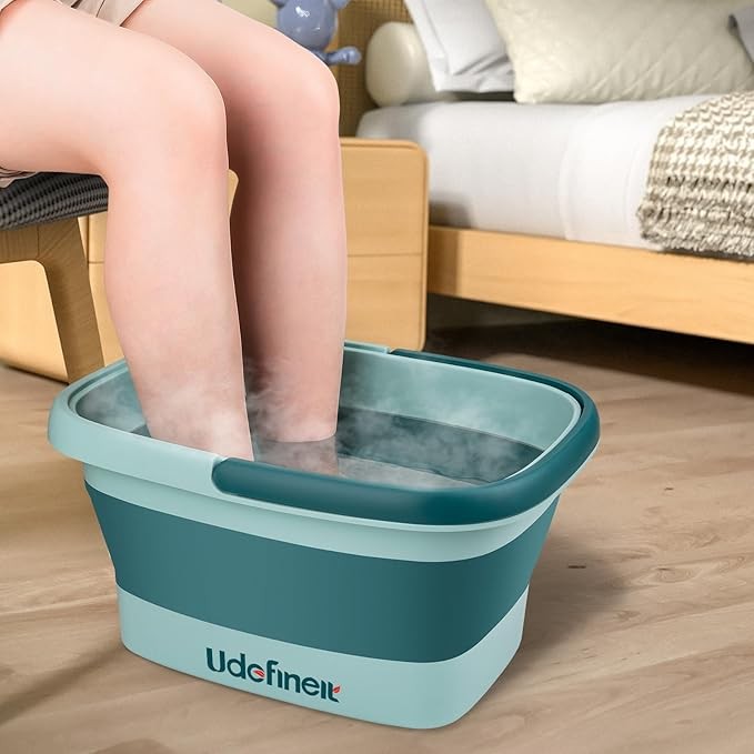 🛁 سطل القدمين القابل للطي – استرخاء وراحة أينما كنت!