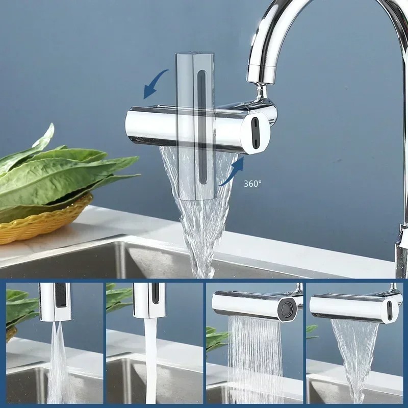 🚿 صنبور دوّار 360° متعدد الأوضاع – قوة وأناقة في كل نقطة ماء! 💧