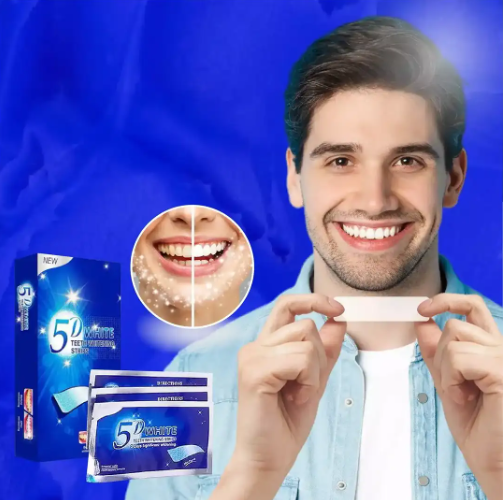 Teeth Whitening Strips تمنحك ابتسامة بيضاء وجذابة في المنزل بسهولة وسرعة،
