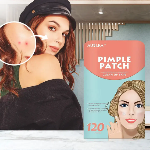 لاصقات مضادة لحب الشباب (120 قطعة) – حل فعال وخفي لبشرة صافية 🎯