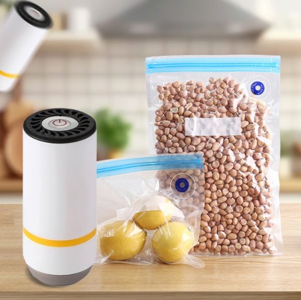 جهاز Mini Vacuum Sealer Portable يعطيلك نفس وظيفة المكنسة الكبيرة…