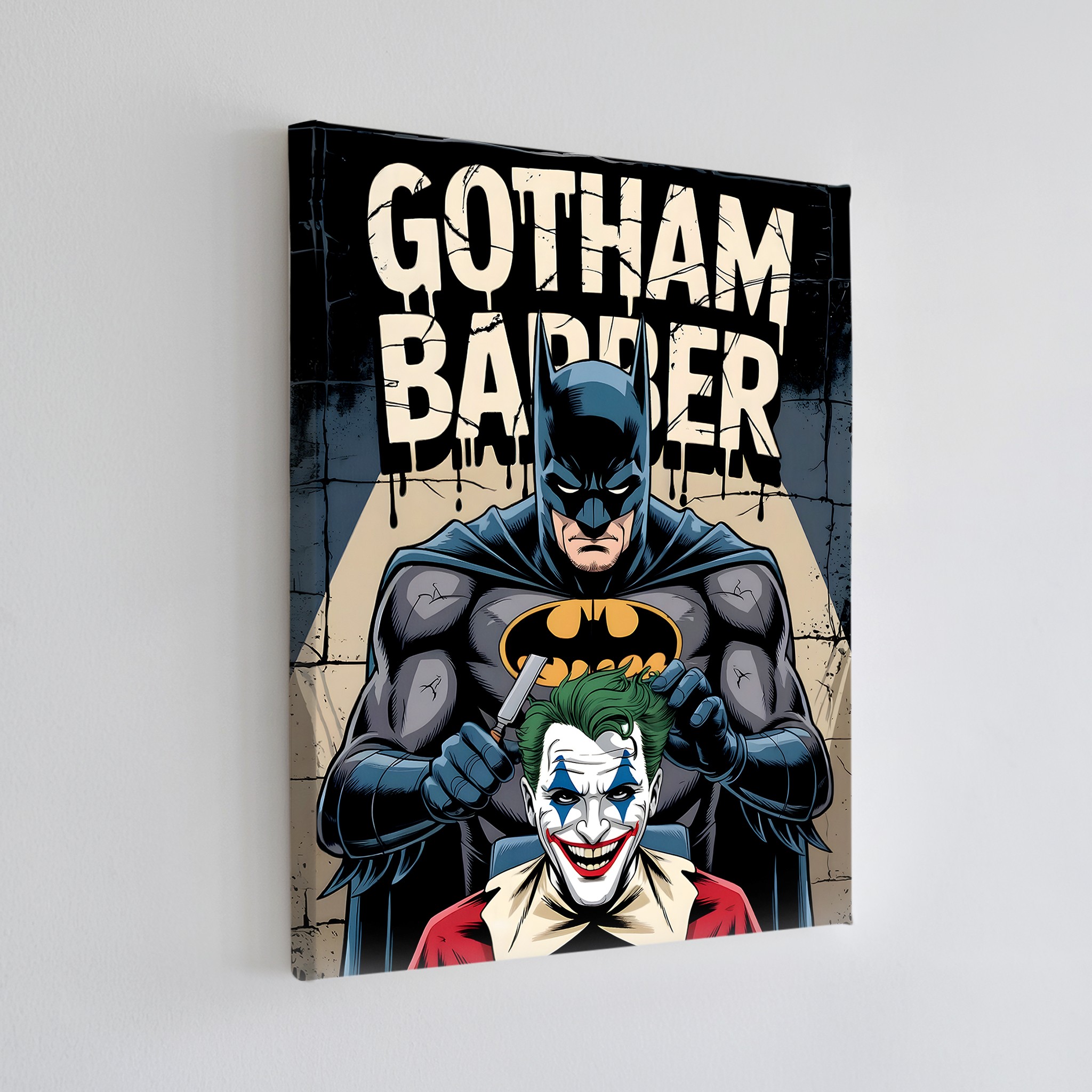 Gotham barber Barber Shop Wall Art Canvas 2