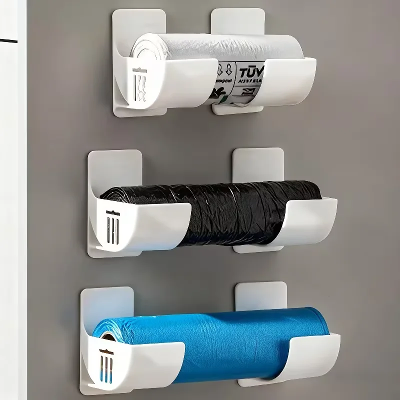 حاملان لأكياس القمامة للمطبخ، أداة تخزين تُعلق على الباب