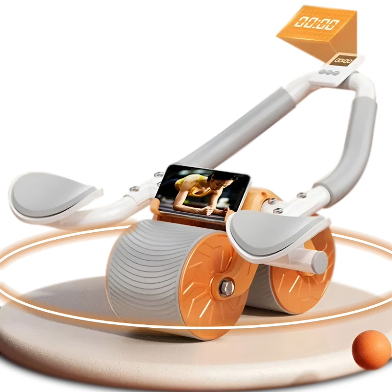 عجلة البطن الآلية ذات العودة التلقائية مع دعم للمرفقين Automatic Rebound Abdominal Wheel