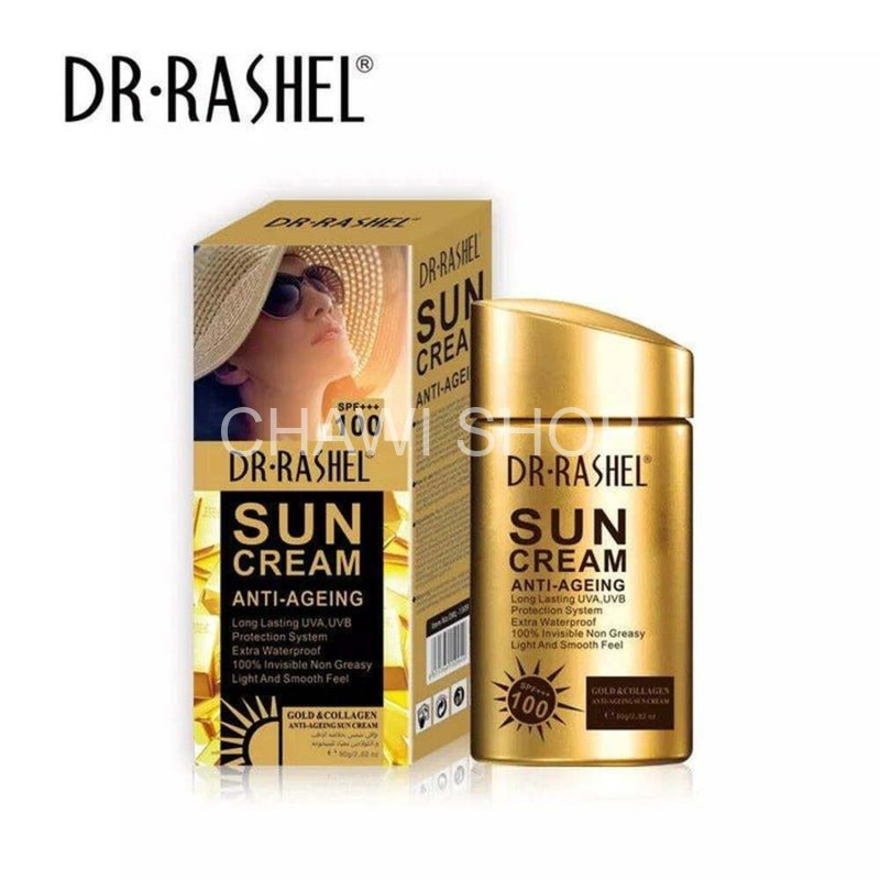 Crème solaire Dr. Rashel à l'extrait d'or 100 SPF