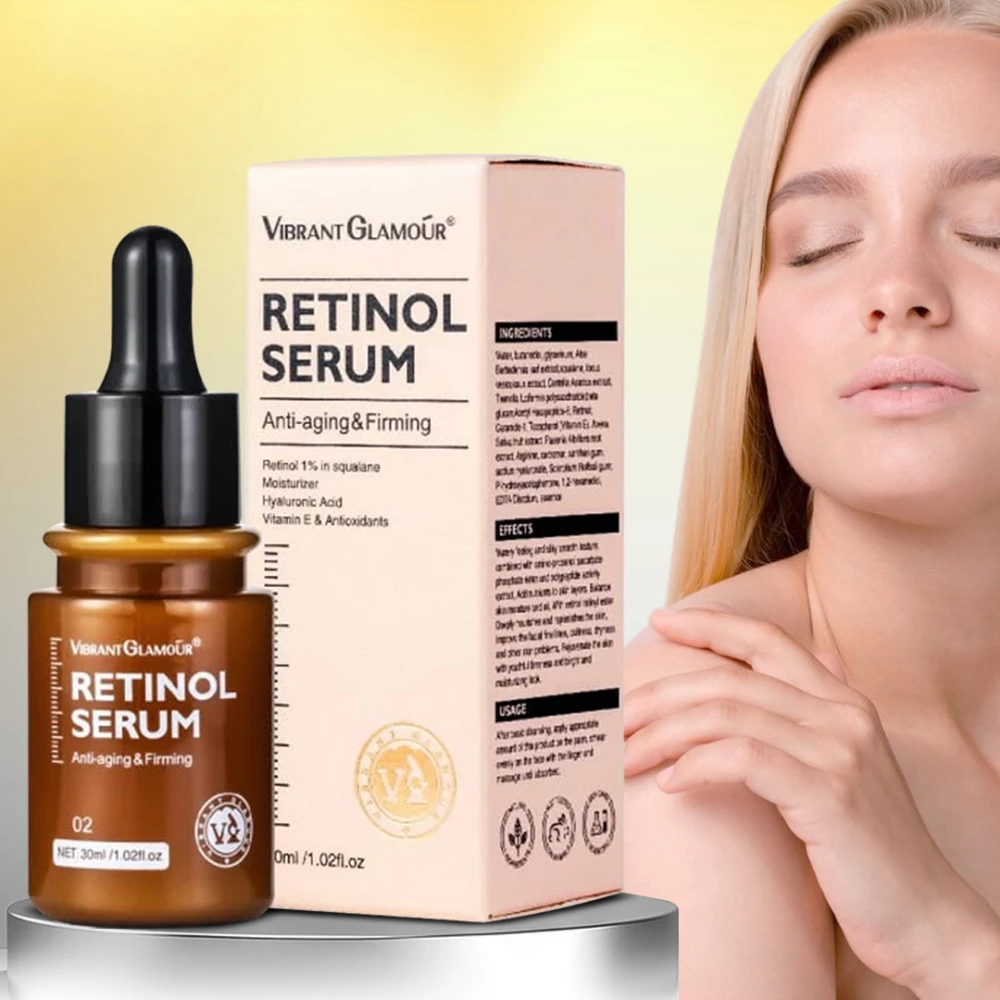 Vibrant Glamour Retinol Serum Anti Aging & Firming - سيروم الوجه بالريتينول المضاد للشيخوخة وإزالة التجاعيد