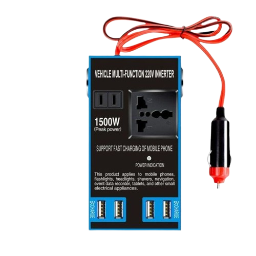 محول طاقة السيارة 12 فولت/24 فولت إلى 220 فولت