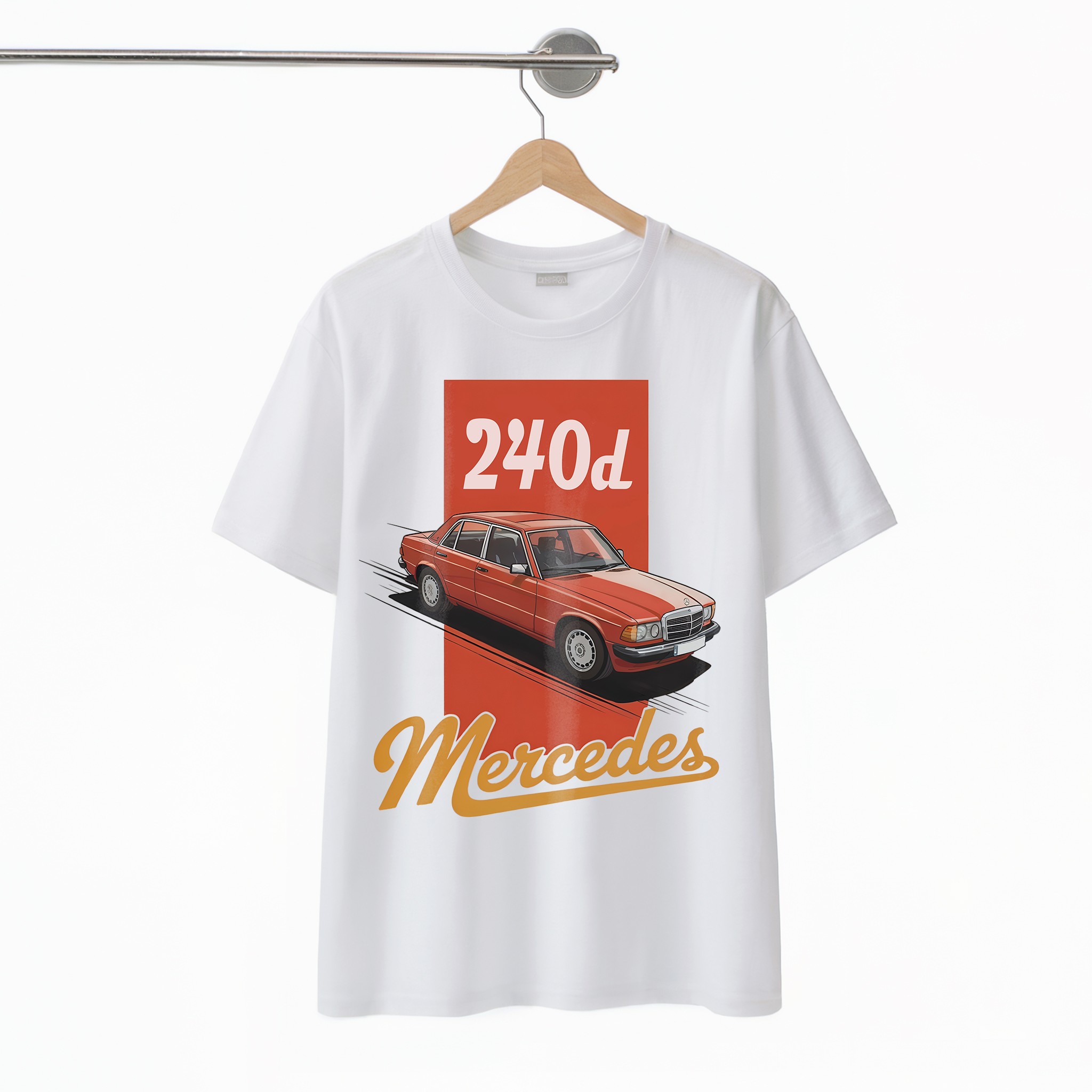 Mercedes 240d Car Enthusiast Tee