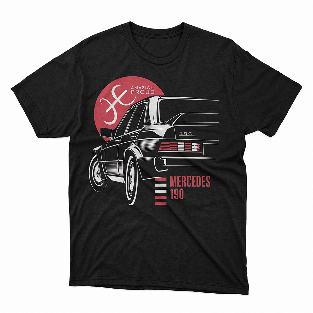 Mercedes 190 Car Enthusiast Tee 2