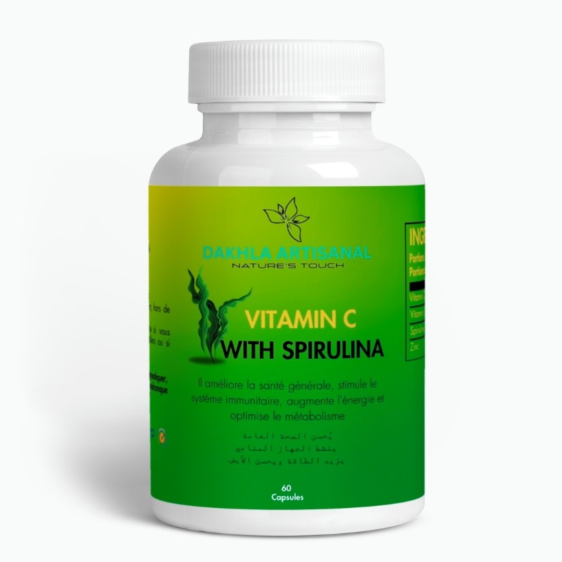 Vitamin C + Spirulina / مكمل فيتامين سي مع سبيرولينا