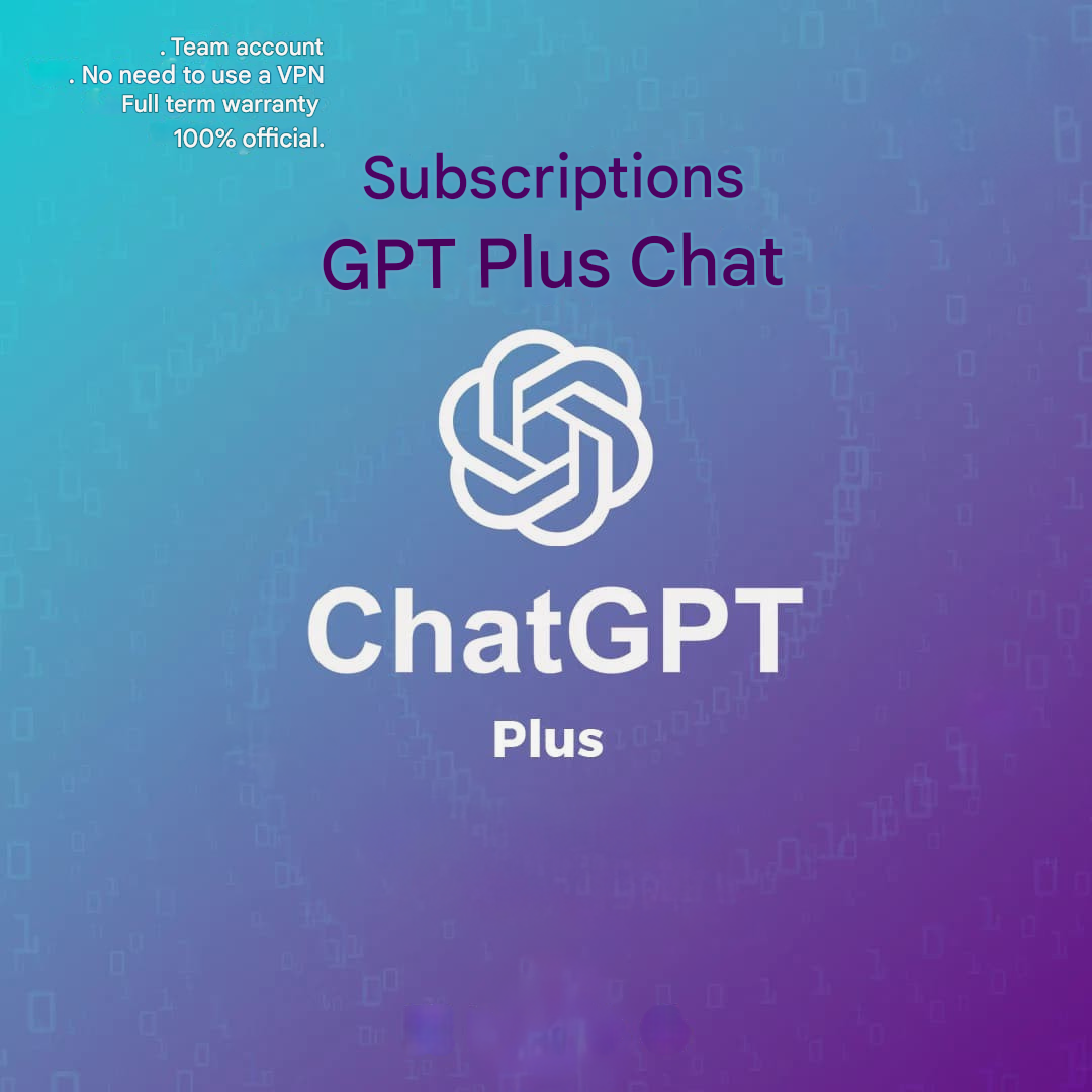 ChatGPT PLUS 12-month subscription