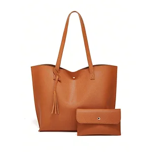 Cognac Luxe Satchel