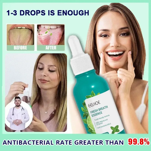 قطرات النعناع لإزالة رائحة الفم الكريهة – 30 مل | انتعاش فوري ونَفَس منعش أينما كنت!
