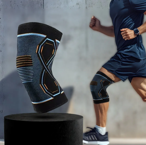 دعامة الركبة الضاغطة (المقاس M) المصممة خصيصاً لدعم المفصل وتقليل الألم، مع تحسين الأداء أثناء الرياضة والحركة.