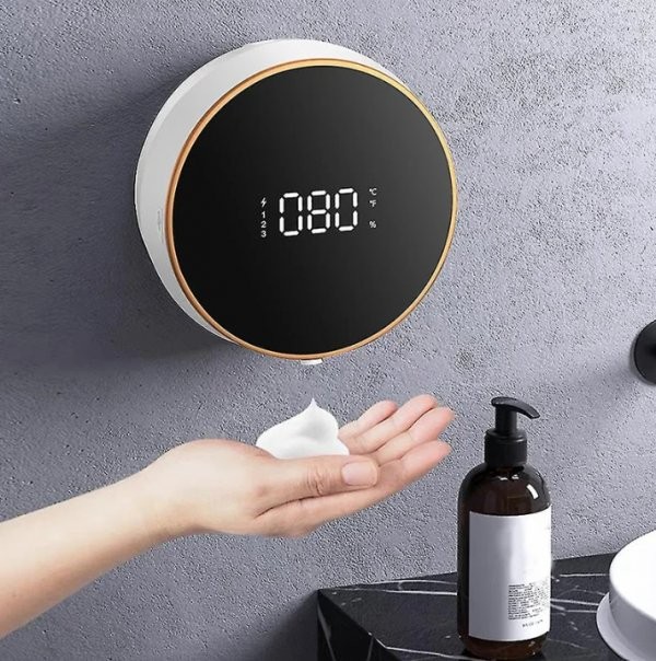 🧼 موزع صابون أوتوماتيكي ذكي – تجربة غسيل يدين أكثر نظافة وراحة!