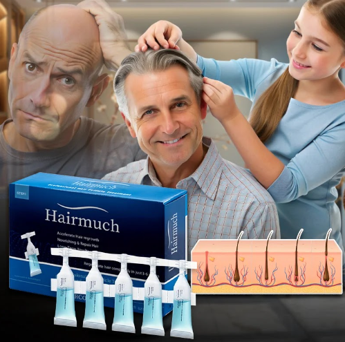 💆‍♀️ Hairmuch Hair Growth Serum – محلول بصيلات الشعر من JAYSUING | 5 عبوات × 5 مل
