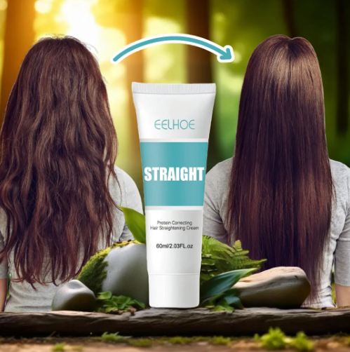 كريم البروتين لتنعيم الشعر بالكيراتين، الذي يعالج الشعر التالف والجاف ويعمل على فرده وتقليل التجاعيد بسهولة وسرعة، مع حماية الشعر من الانقسام والتلف.