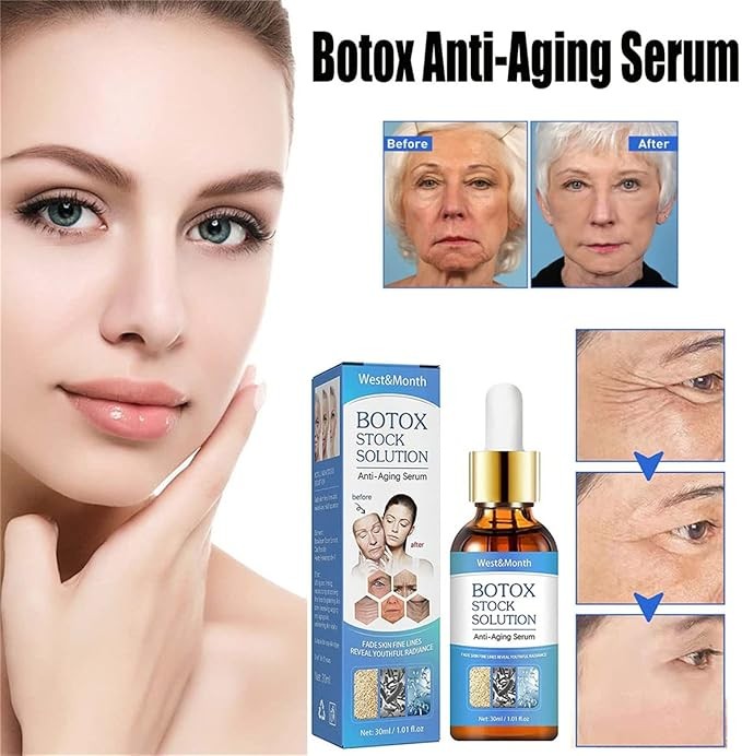 مصل البوتوكس المضاد للتجاعيد وشد بشرة الوجه - Botox Stock Solution Anti Ageing Serum