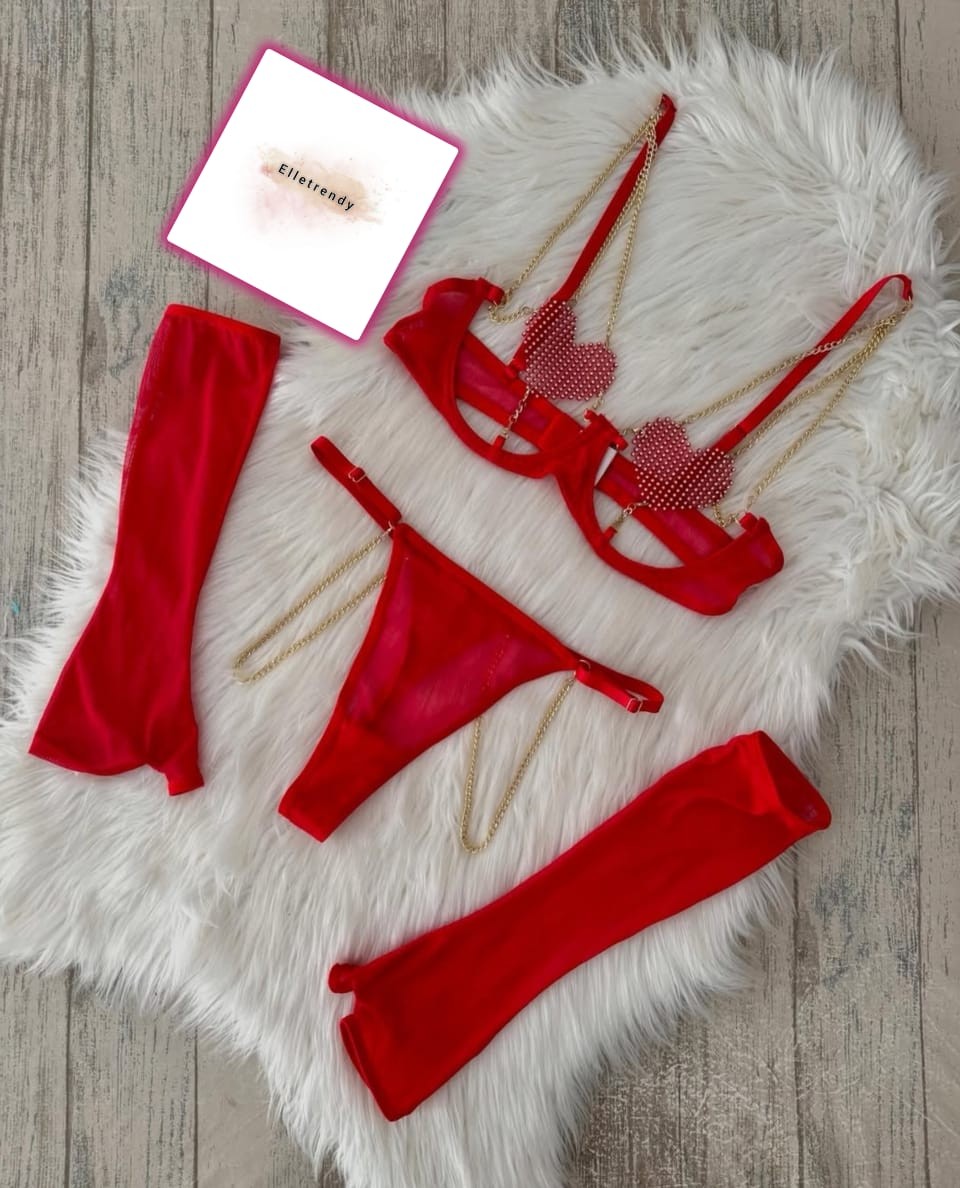 Pack De 3 Ensemble Lingerie Femme 2 Pièces