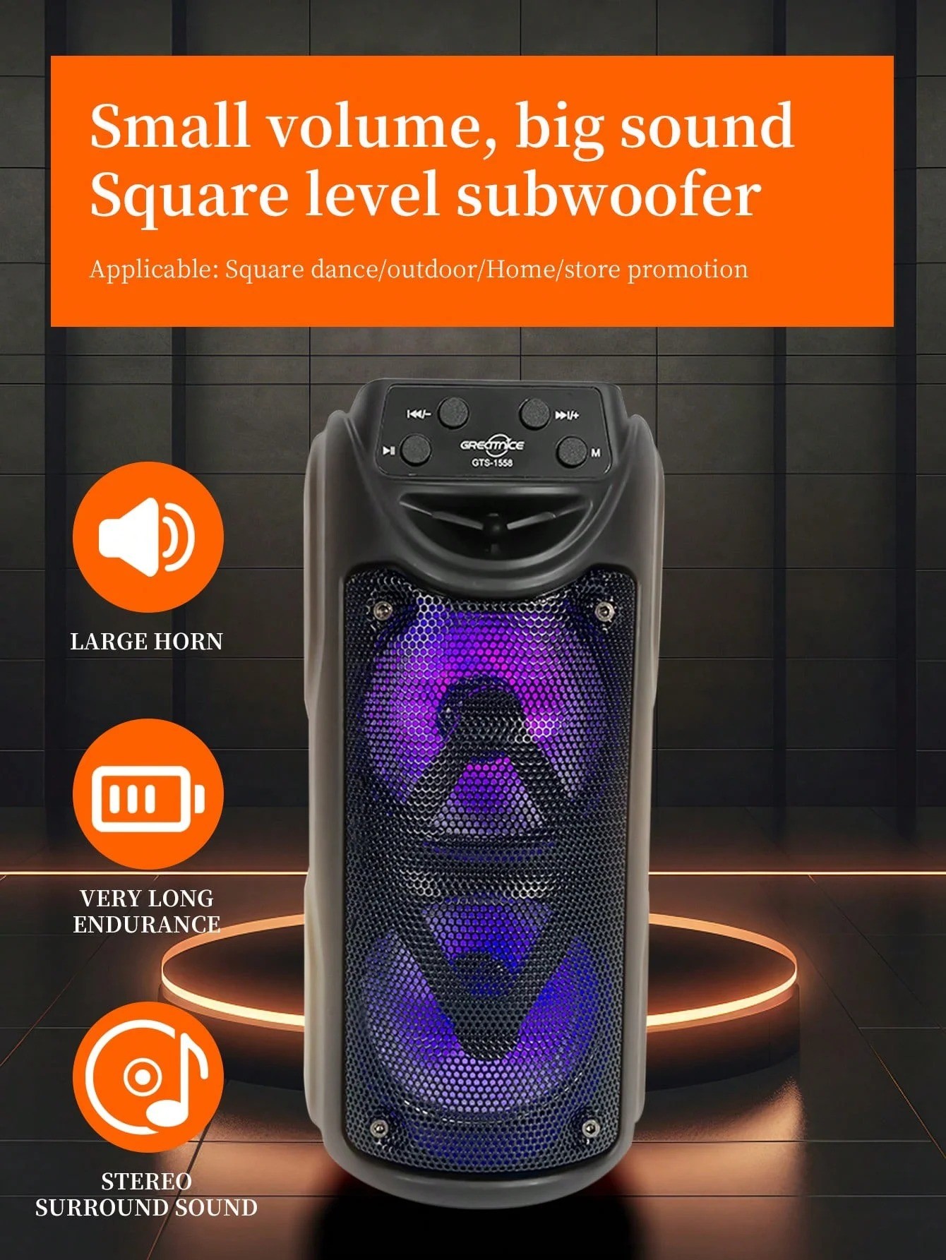 Enceinte Bluetooth sans fil