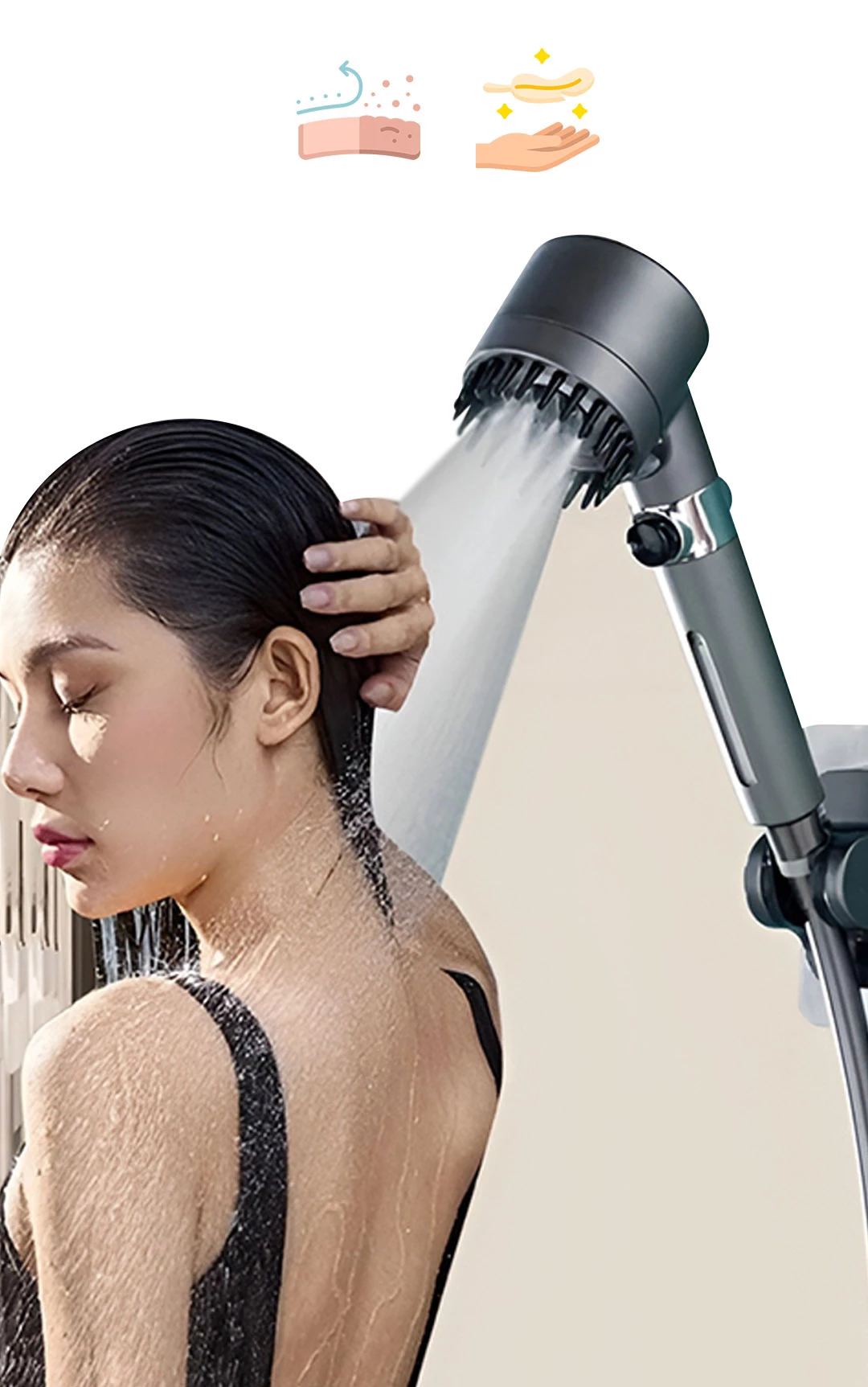 رأس دش عالي الضغط – تجربة استحمام أقوى وتدفق ماء أفضل