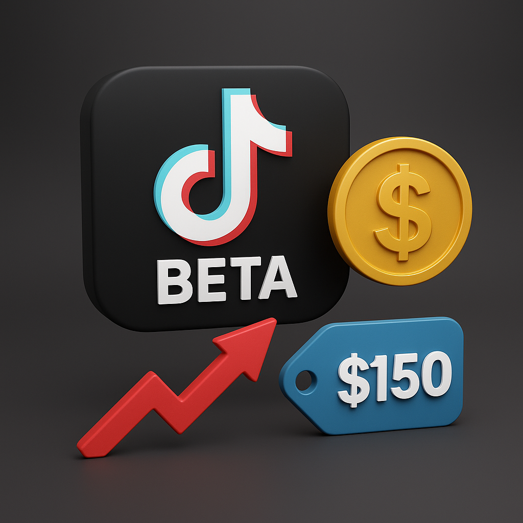 بيع حسابات TikTok (بيتا) — مؤهَّلة لتحقيق الأرباح من المشاهدات