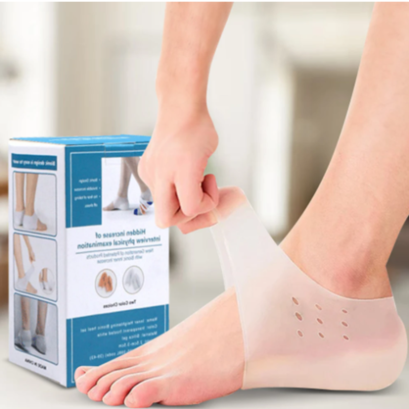 نعل كعب سيليكون لزيادة الطول – Silicone Heel Height Increase Insoles