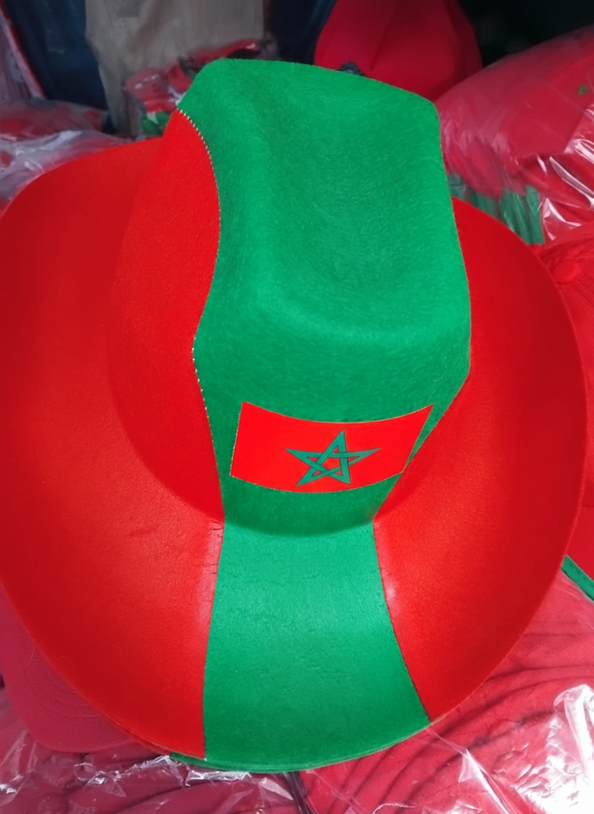 هذا القبعة  فخر مغربي ❤️💚
