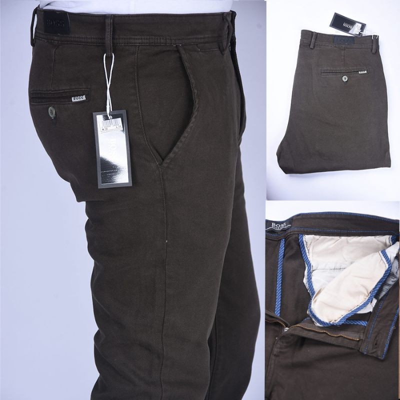 Pantalon Boss en toile piqué