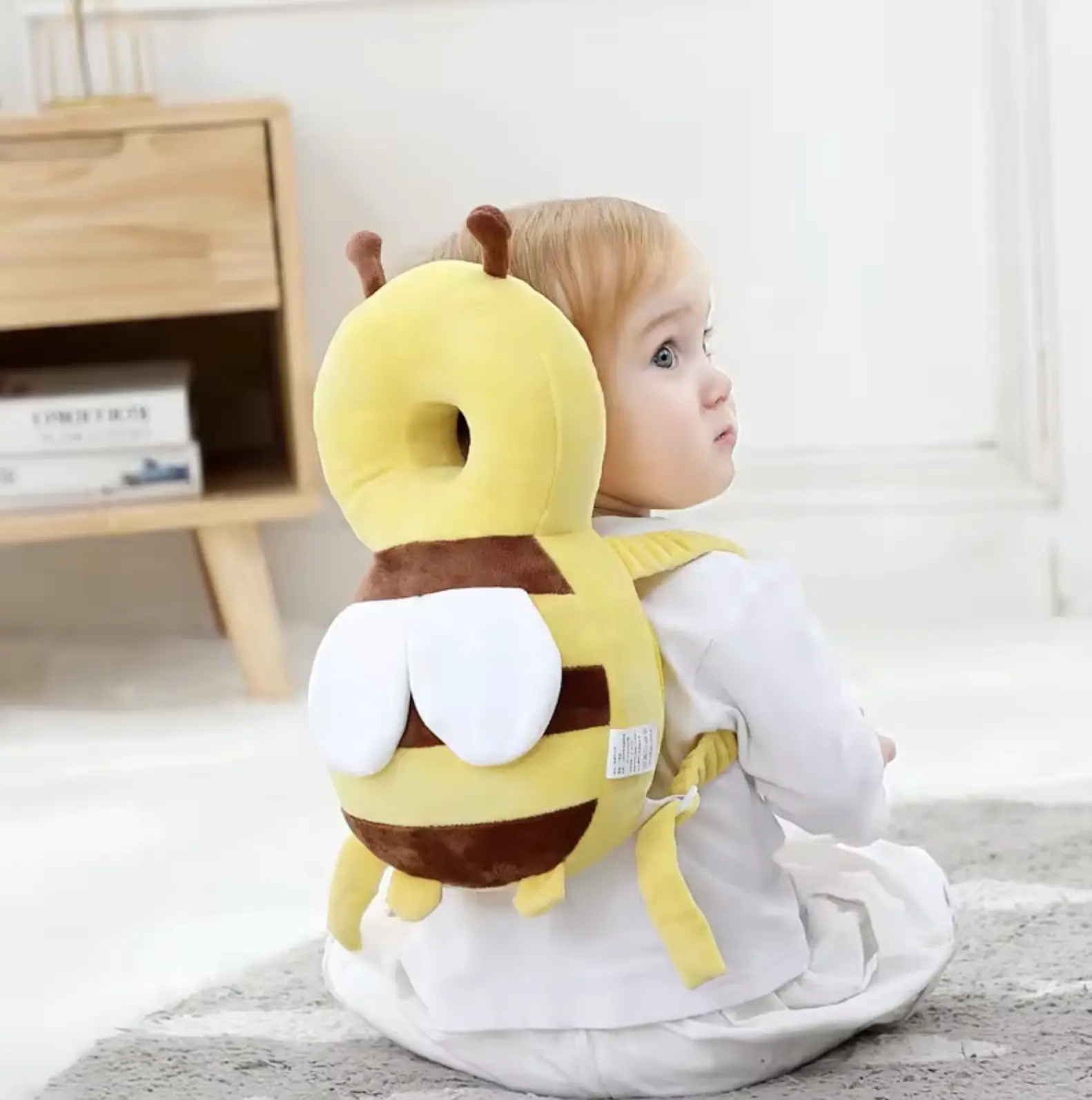 Angel Bee Cartoon Baby Head Protector