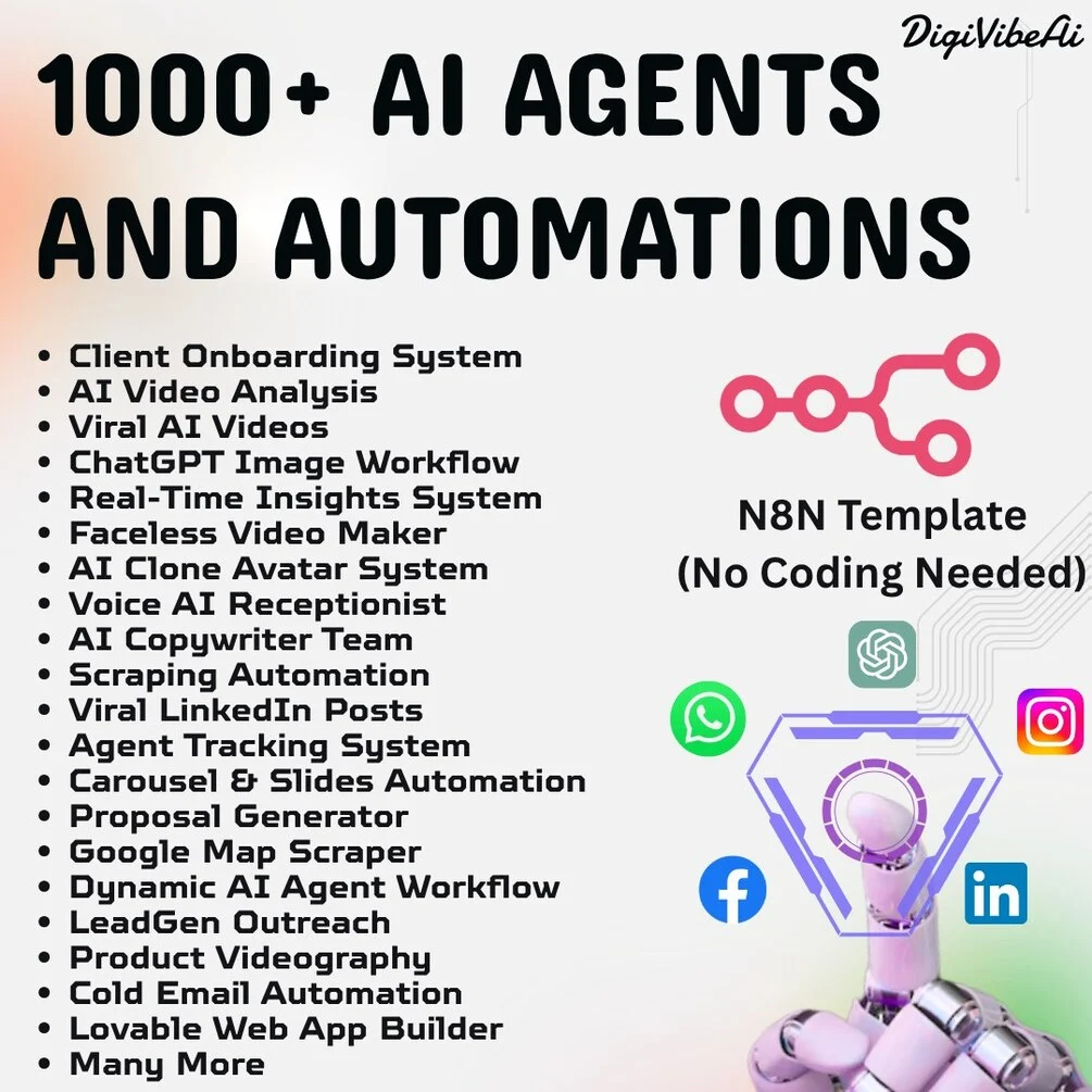 1000+ AI Agents & Automations